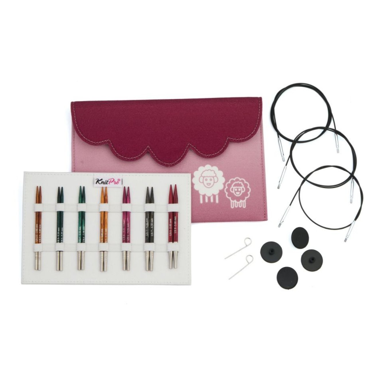 KnitPro Midi Nadelset auswechselbare Nadel tips Dreamz 3,00 - 5,00 mm 10 cm 3,00 - 5,00 mm / 10 cm