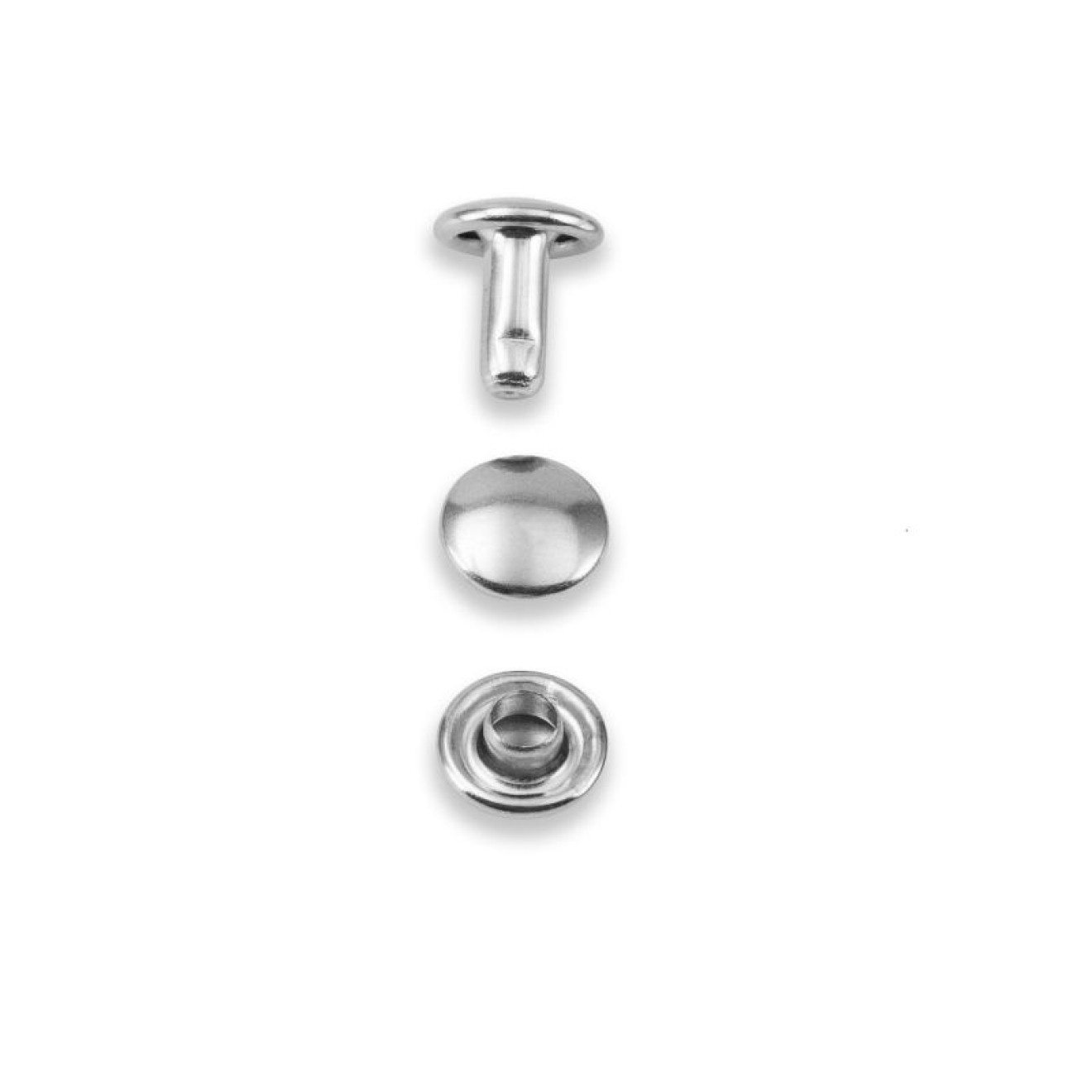 3.00 - 4,00 mm / silver / 25 piece