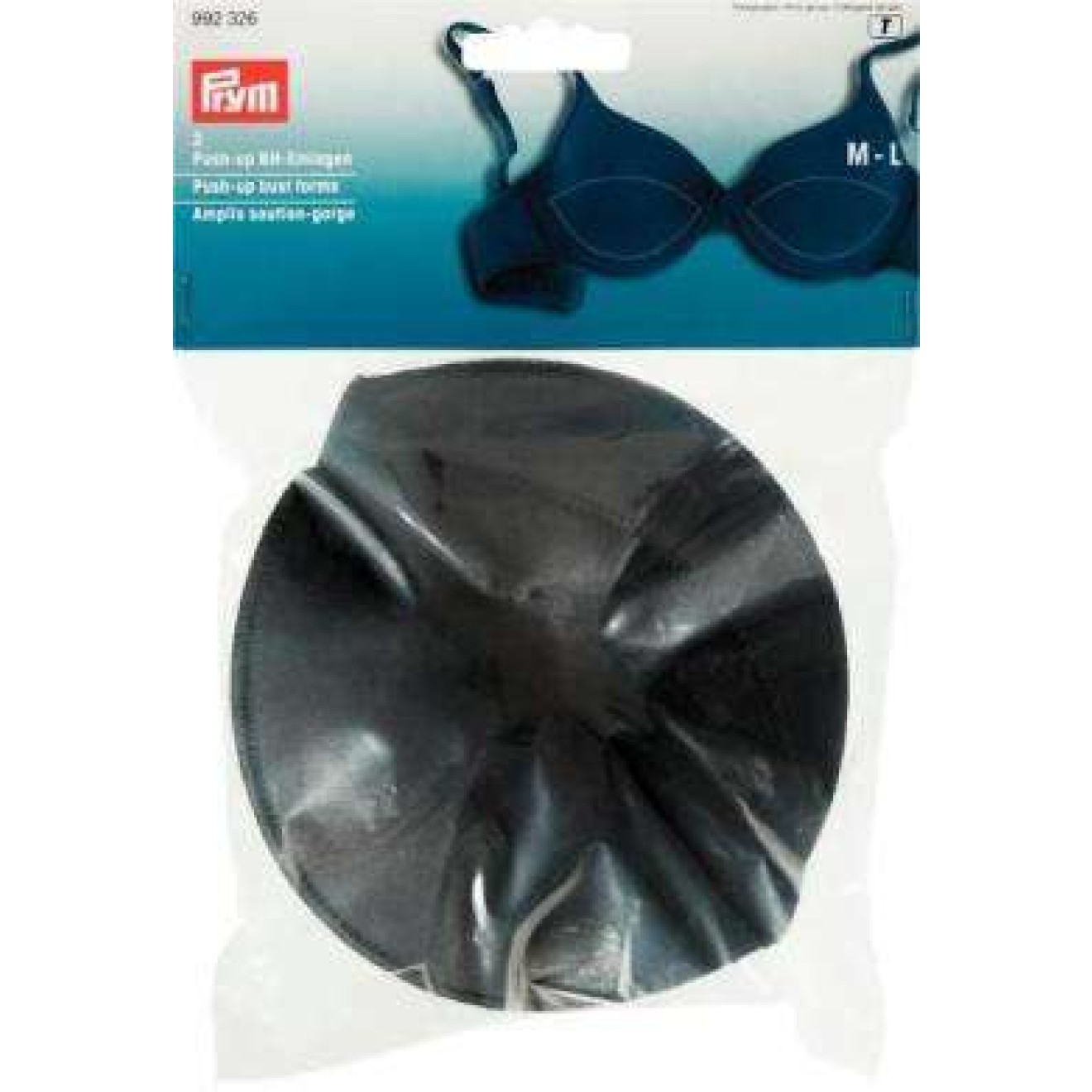 Prym Push-up BH Einlage one size / schwarz