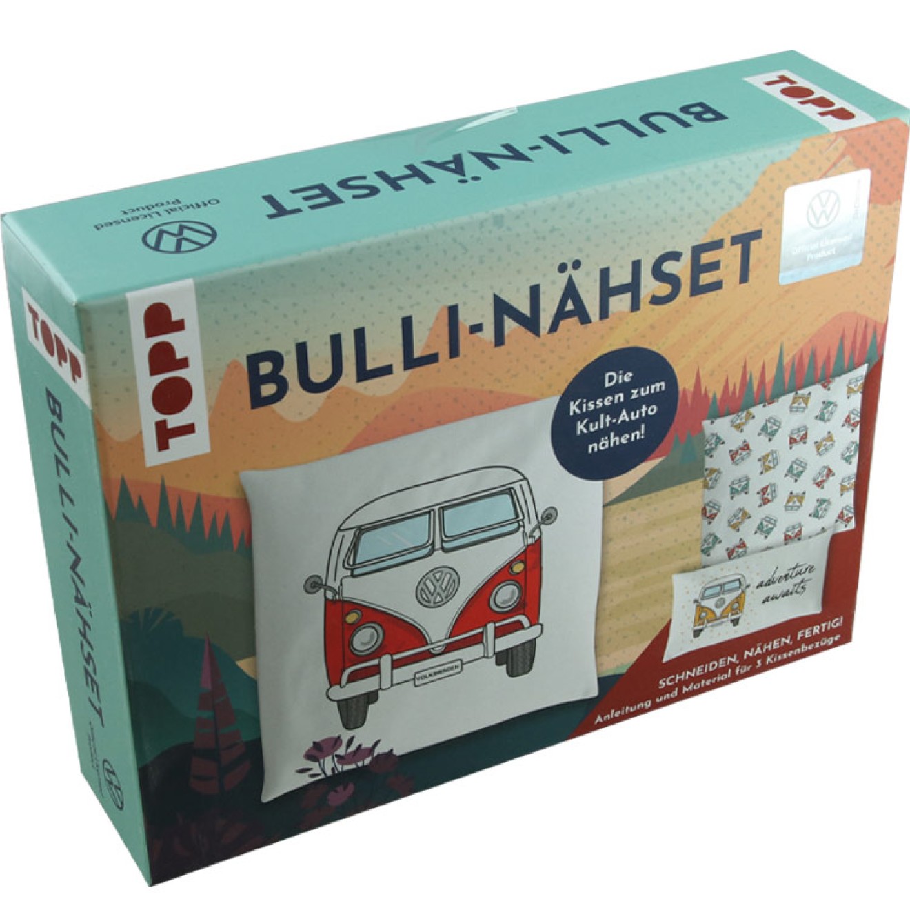 frechverlag Nähset Kissen VW T1 Bulli