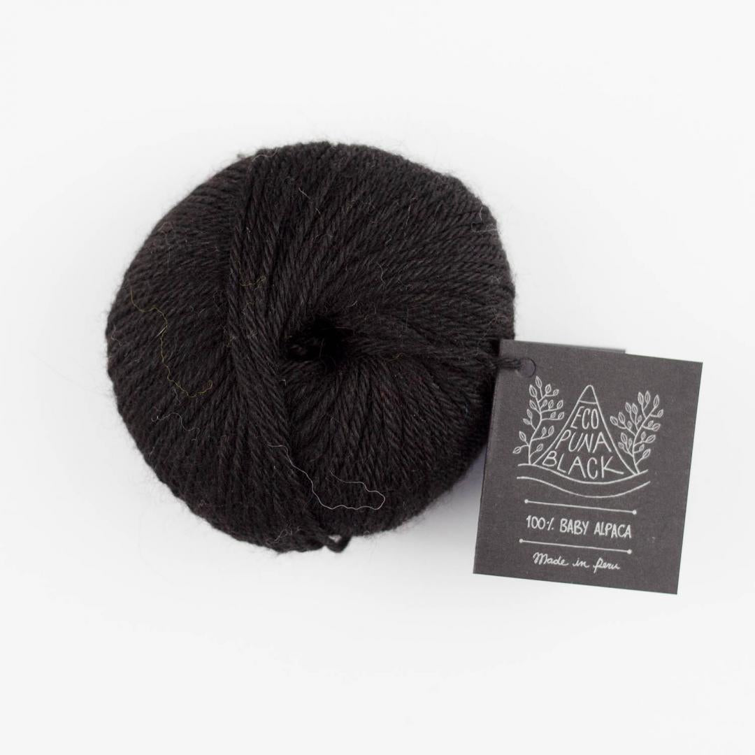 Amano Eco Puna Black 25g yarn