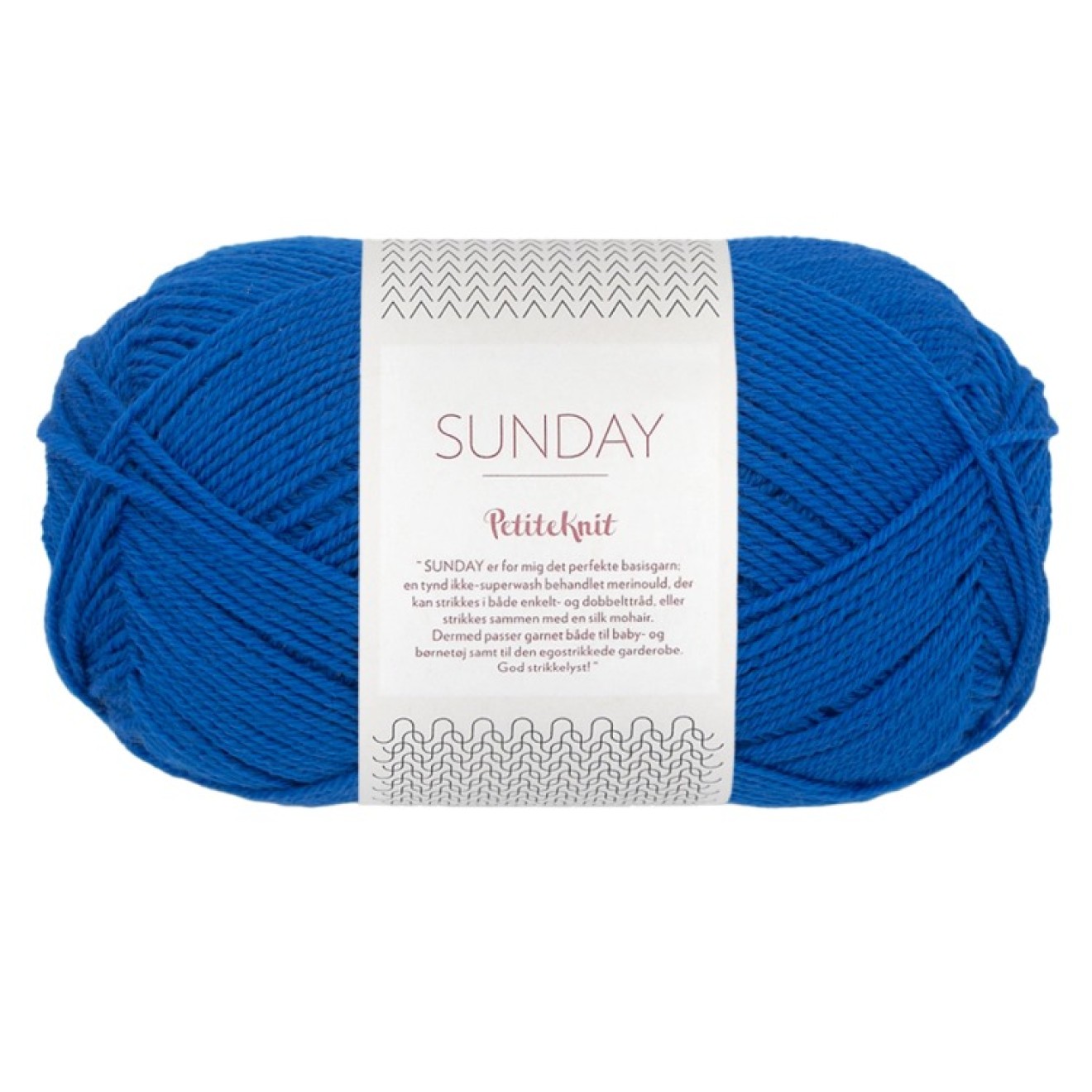 Sandnes Garn Sunday by PetiteKnit colour 6046 jolly blue