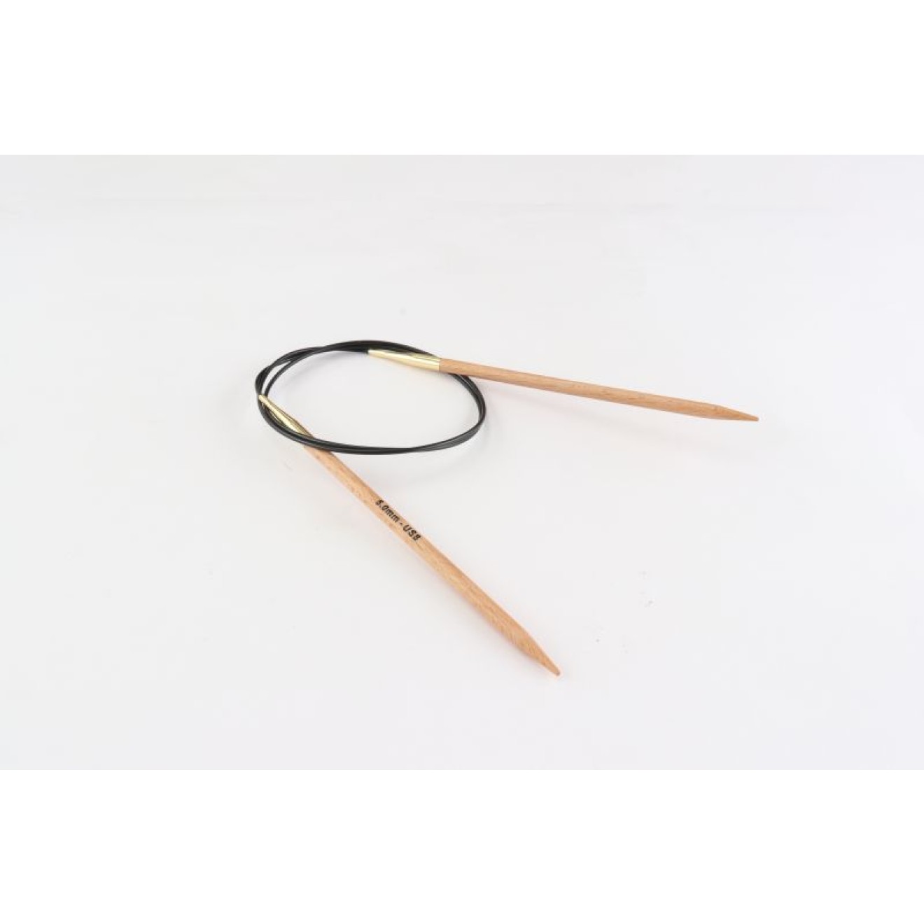 KnitPro circular needle Basix Beech 5,00 mm / 60 cm