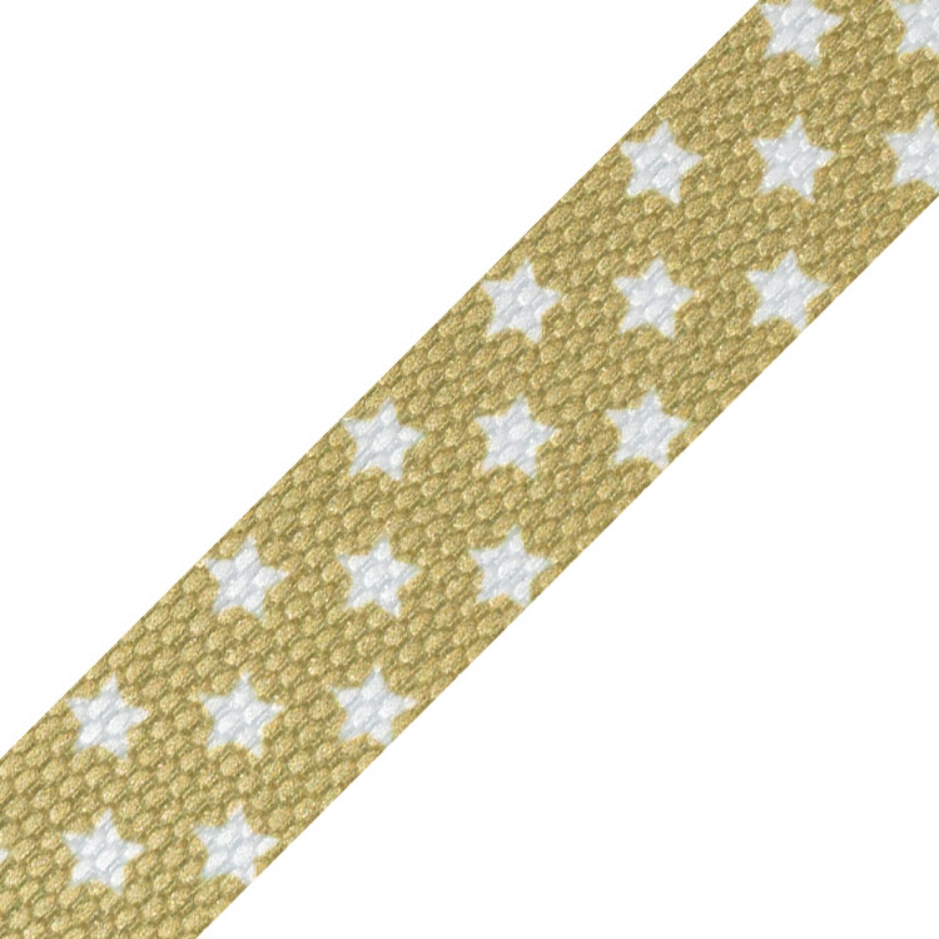 HANABI Gurtband Sterne 20 mm colour 010 white/beige