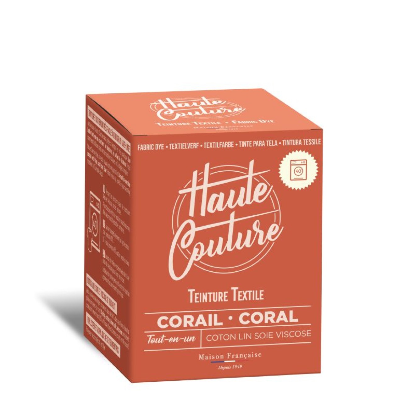Haute Couture Textilfarbe colour coral