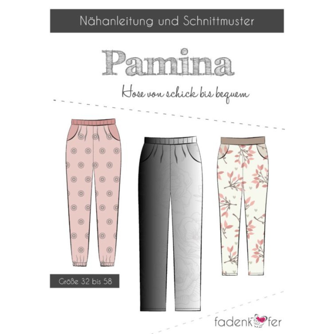 fadenkäfer Papierschnittmuster colour Pamina Erwachsene