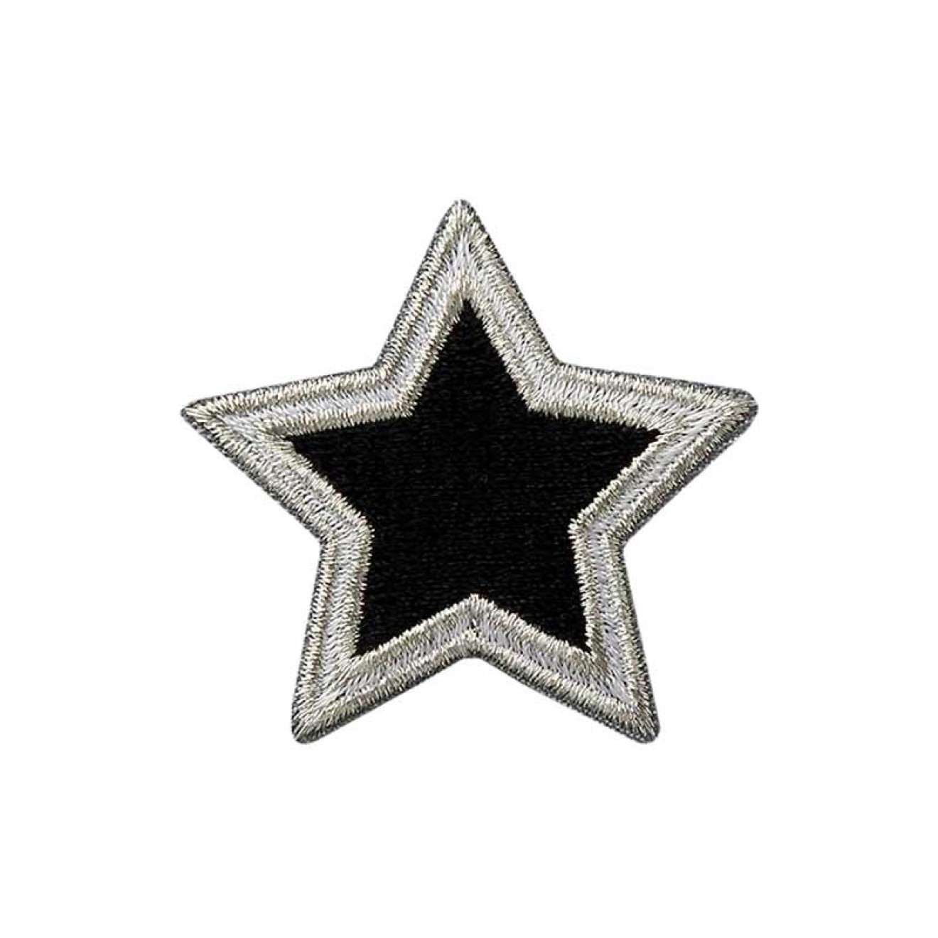 Mono-Quick appliques - Teens and Jeans - iron-on colour silber/black