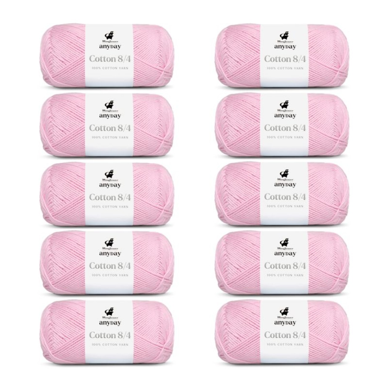 Mayflower Anyday Cotton 8/4 Farbe 032 pastellrosa