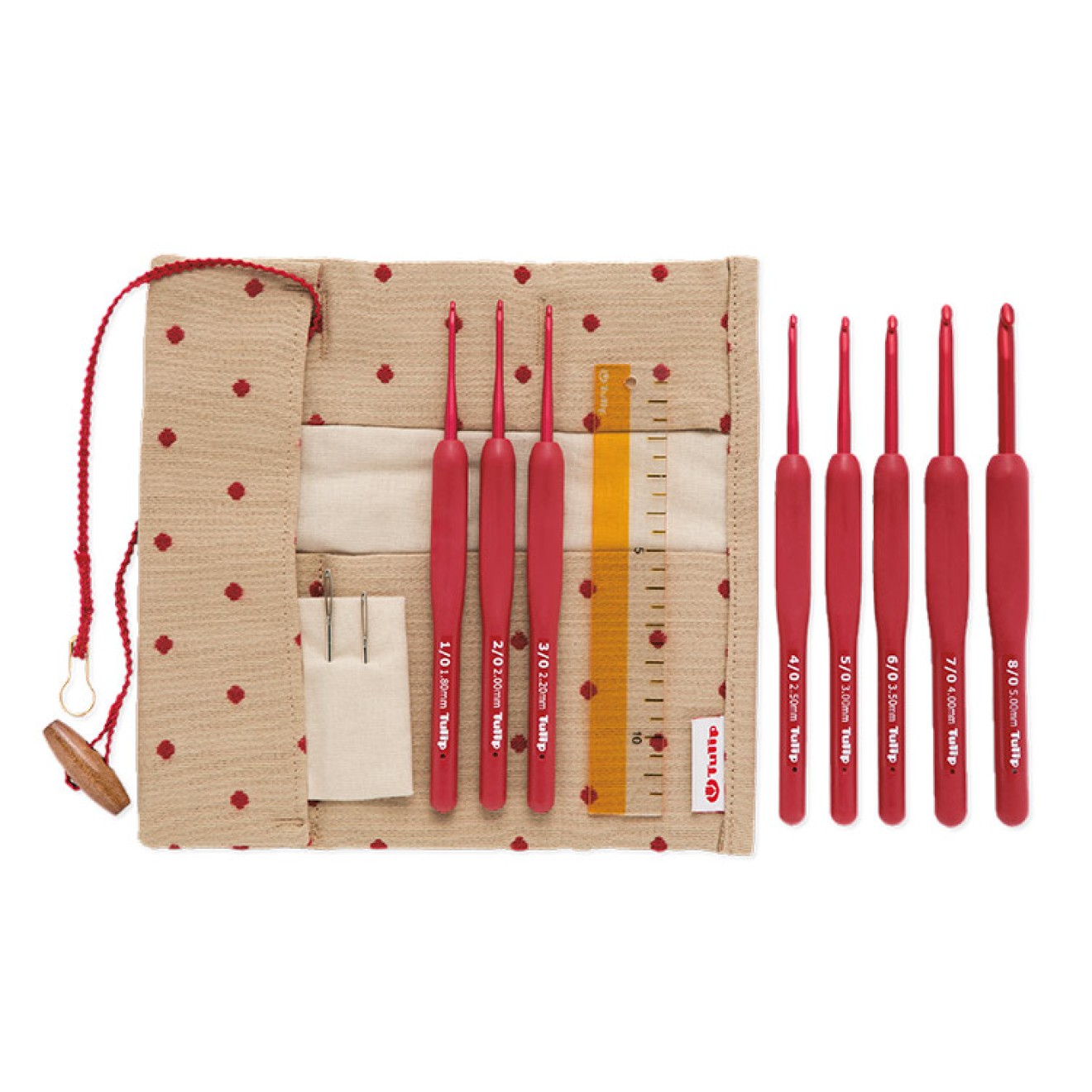 Tulip ETIMO Red crochet hook set
