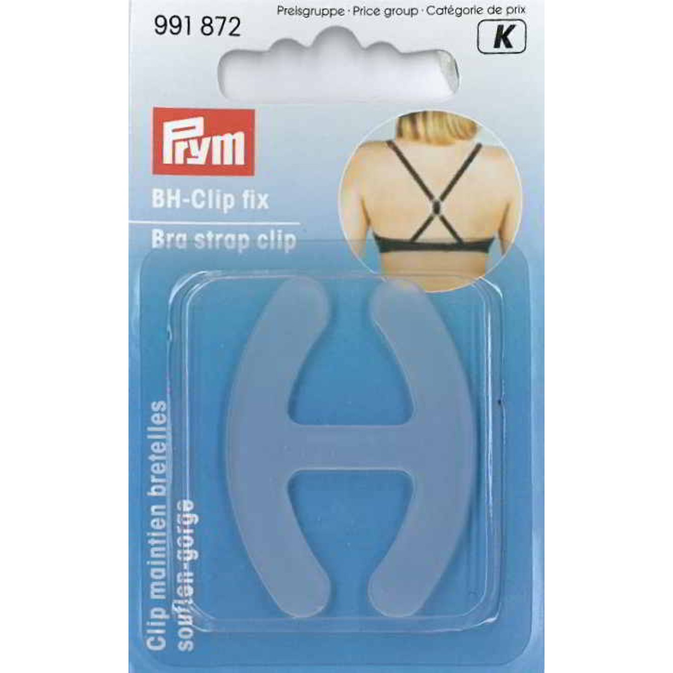 Prym BH-Clip fix transparent