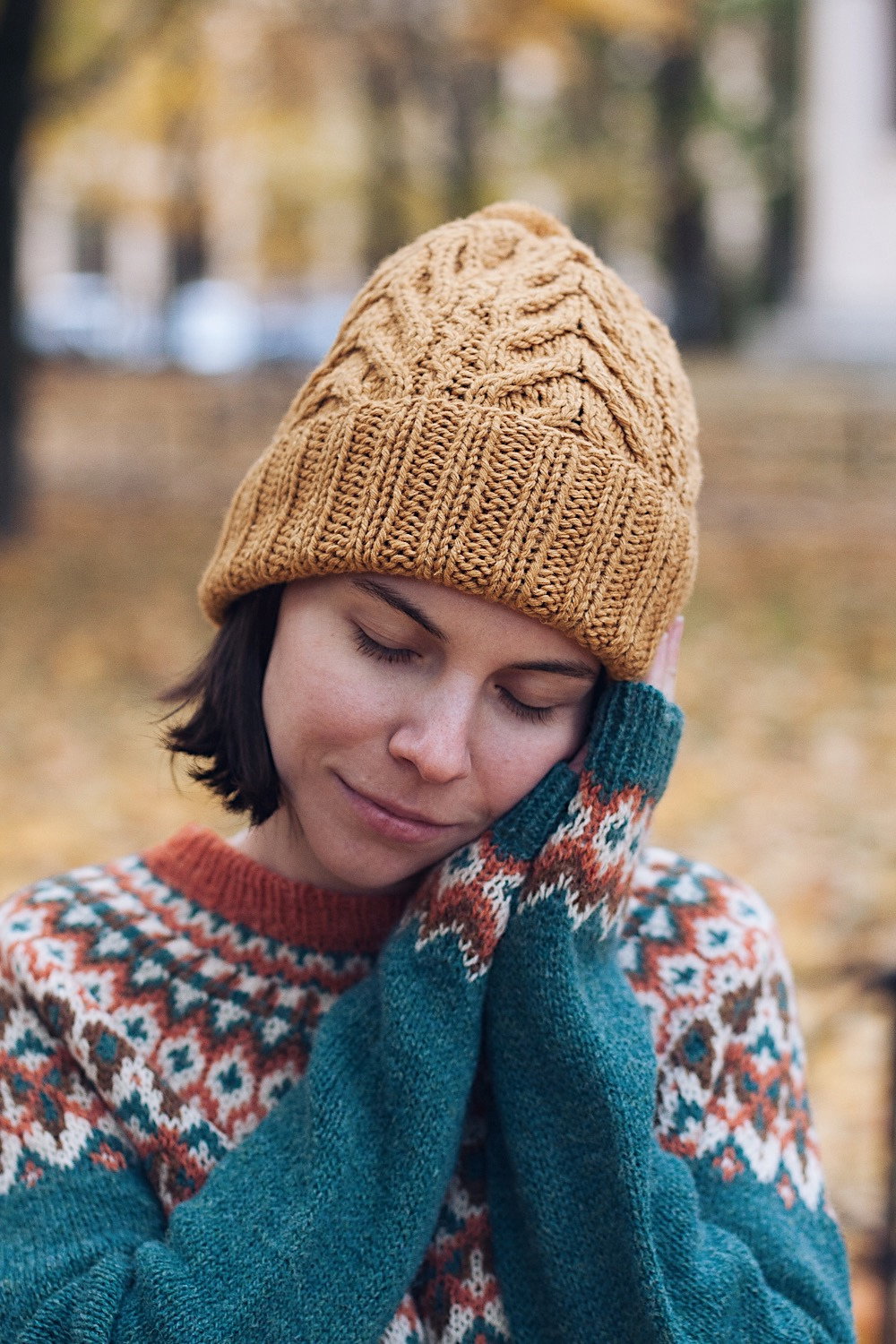 Bonnet Northern Lights – modèle de tricot (PDF, anglais)