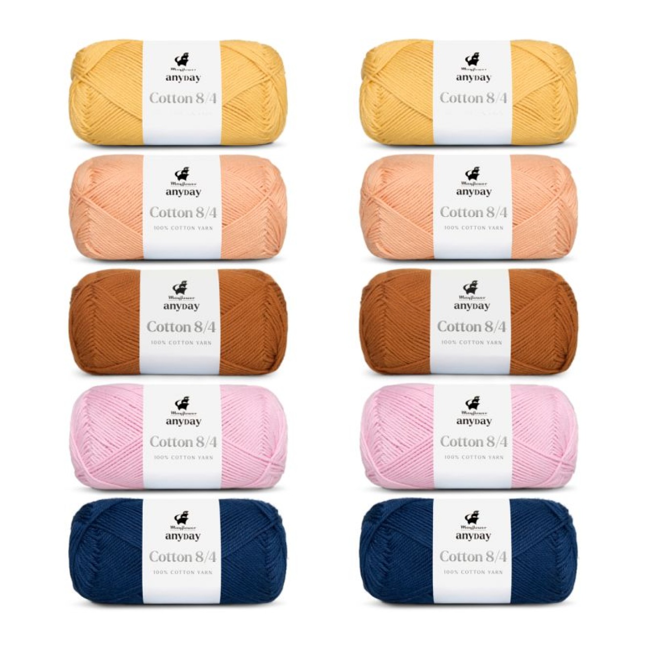 Mayflower Anyday Cotton 8/4 Colorbag colour 009 colorbag