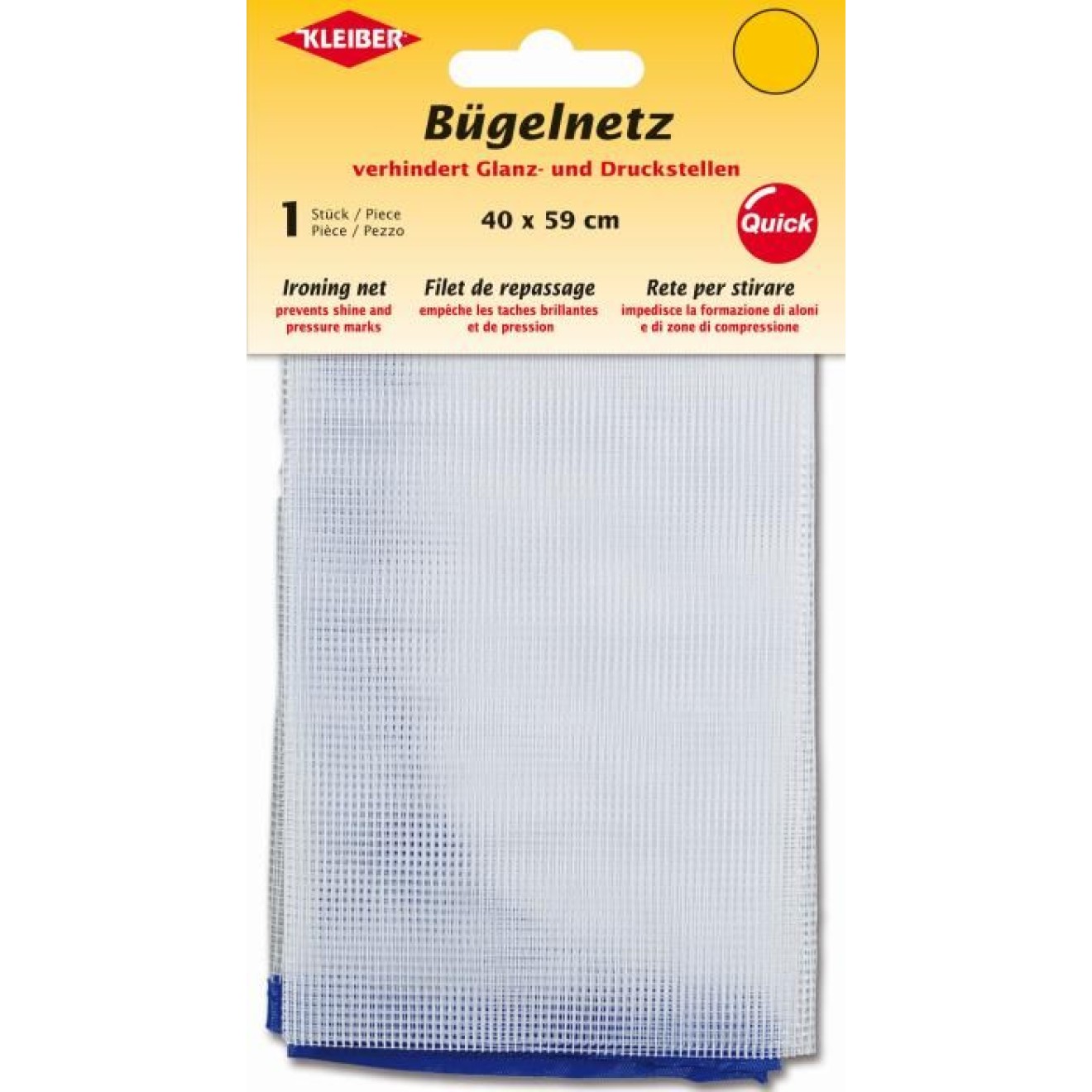 Kleiber Bügelnetz ca. 40 cm x 59 cm
