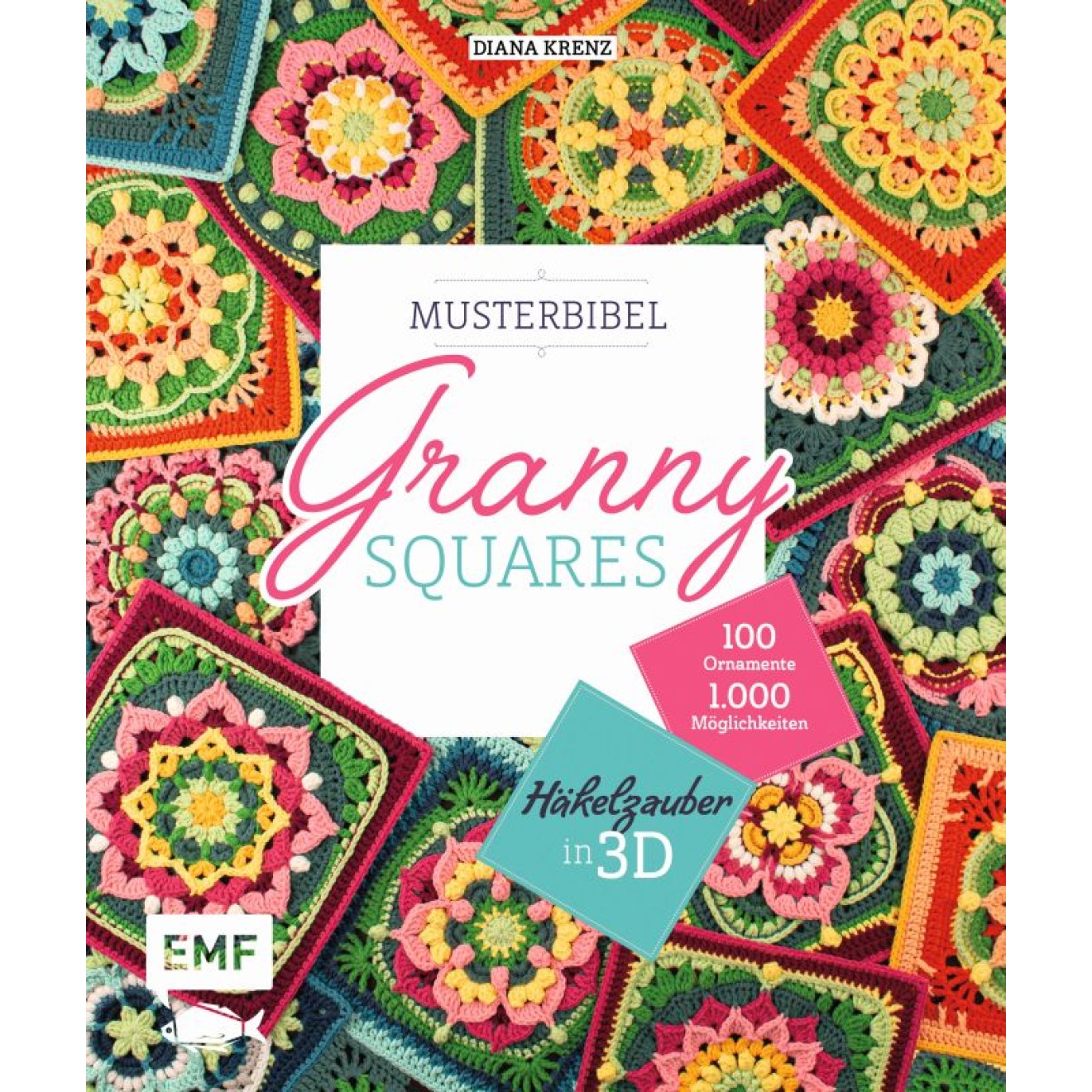 EMF Musterbibel Granny Squares: Häkelzauber in 3D-Optik 1 St.