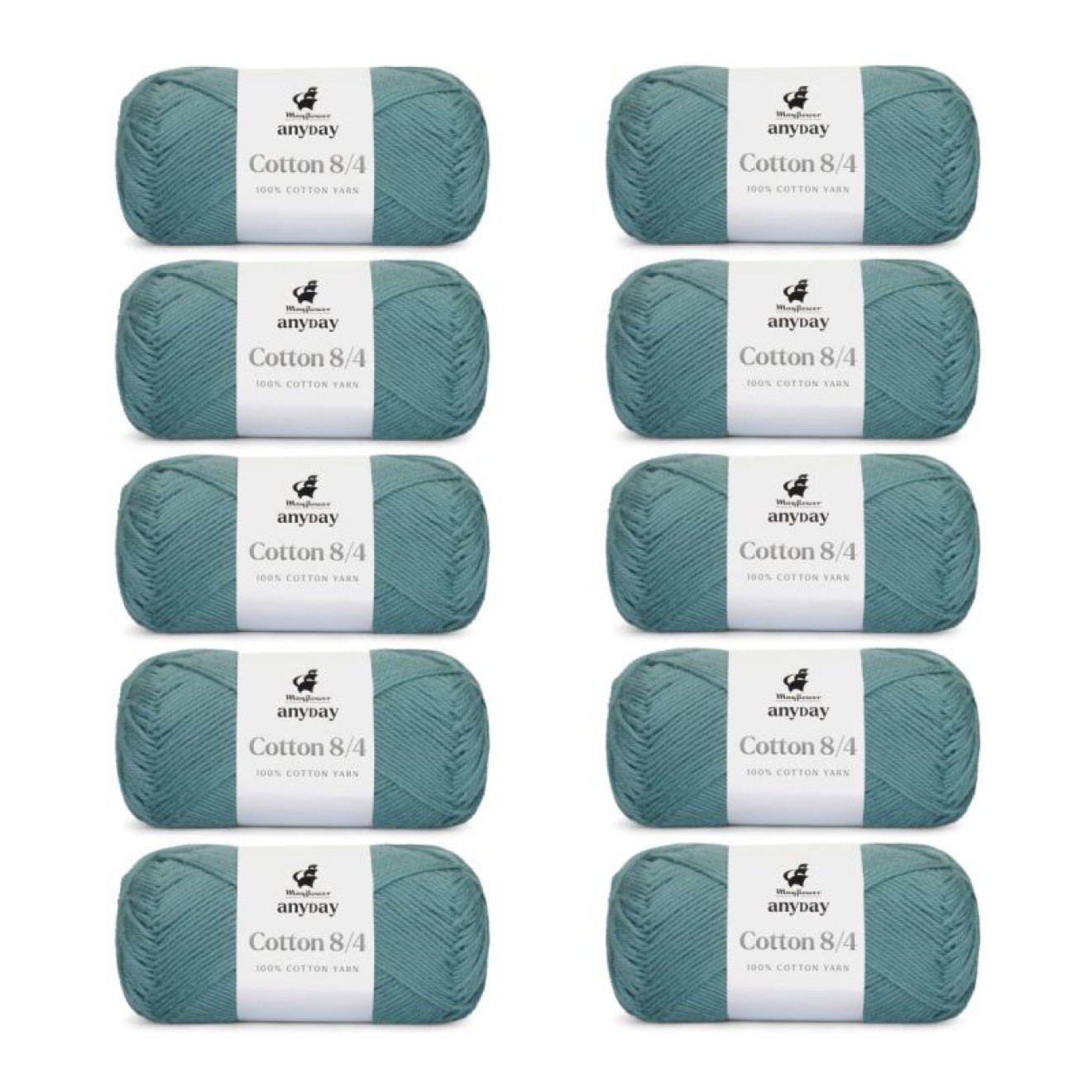 Mayflower Anyday Cotton 8/4 Farbe 011 aqua