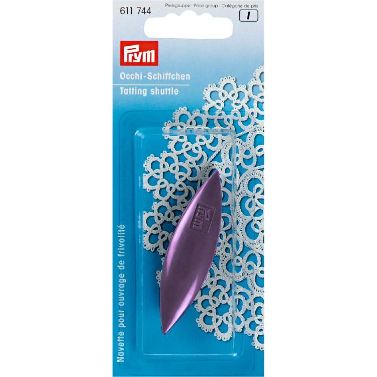 Prym Occhi-Schiffchen 6,5 cm / farbig sortiert