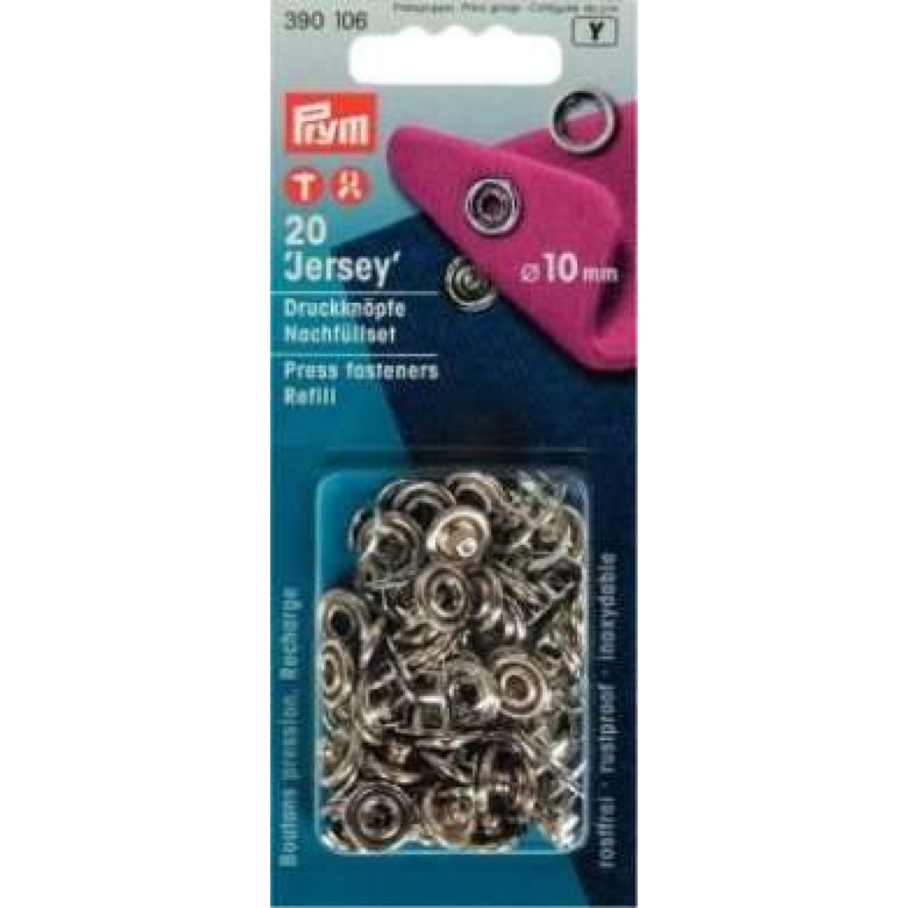 10 mm / silver-colored / 390106