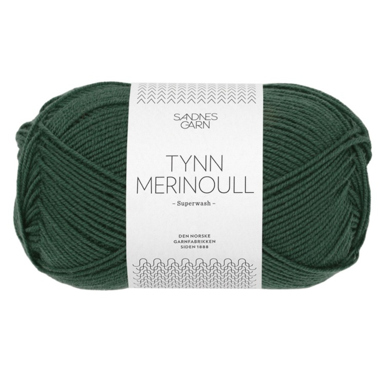 Sandnes Garn Tynn Merinoull colour 8581 deep forest green