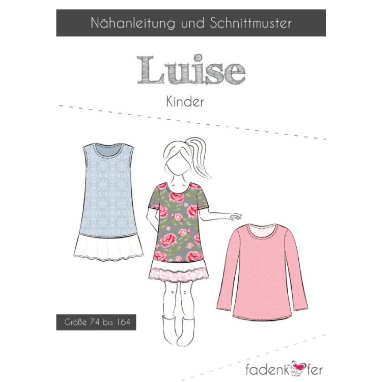 fadenkäfer Papierschnittmuster colour Luise Kinder