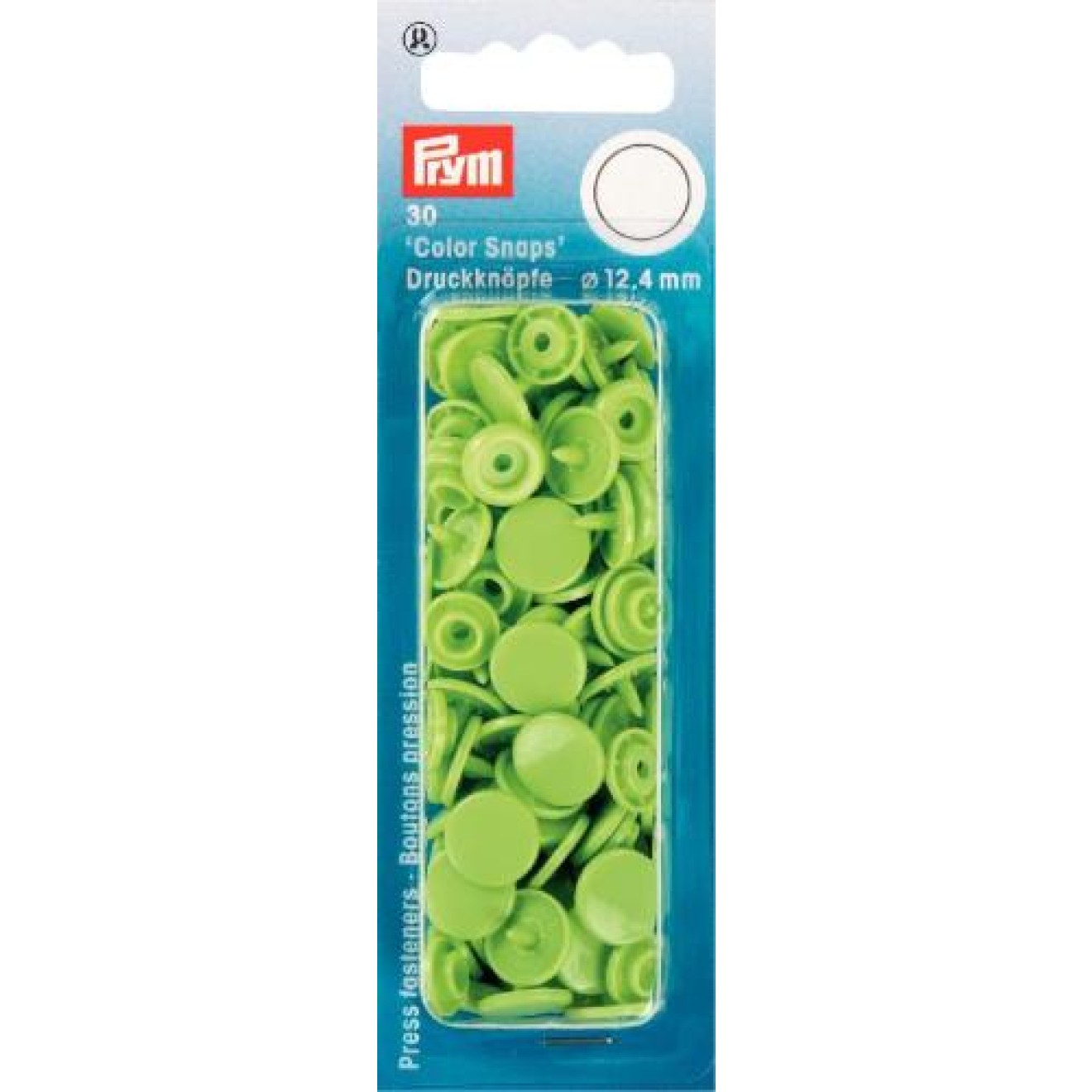 Prym sew-free snap fasteners Color Snaps 12,4 mm / apfel
