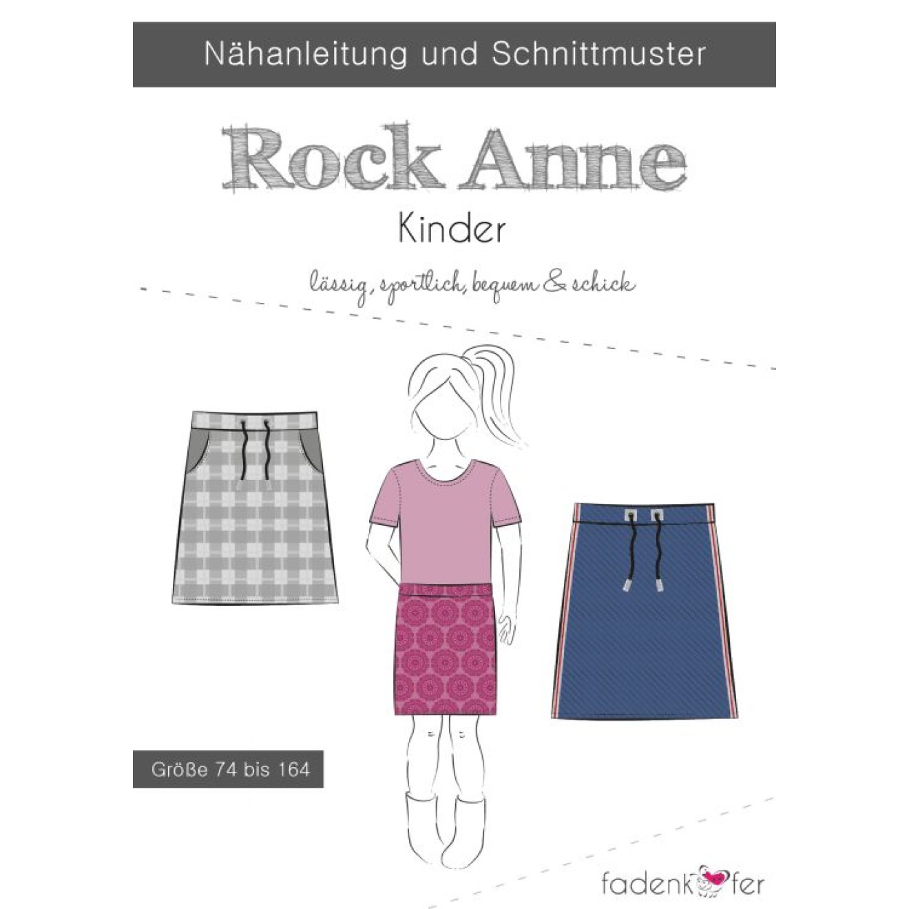 fadenkäfer Papierschnittmuster colour Rock Anne Kinder