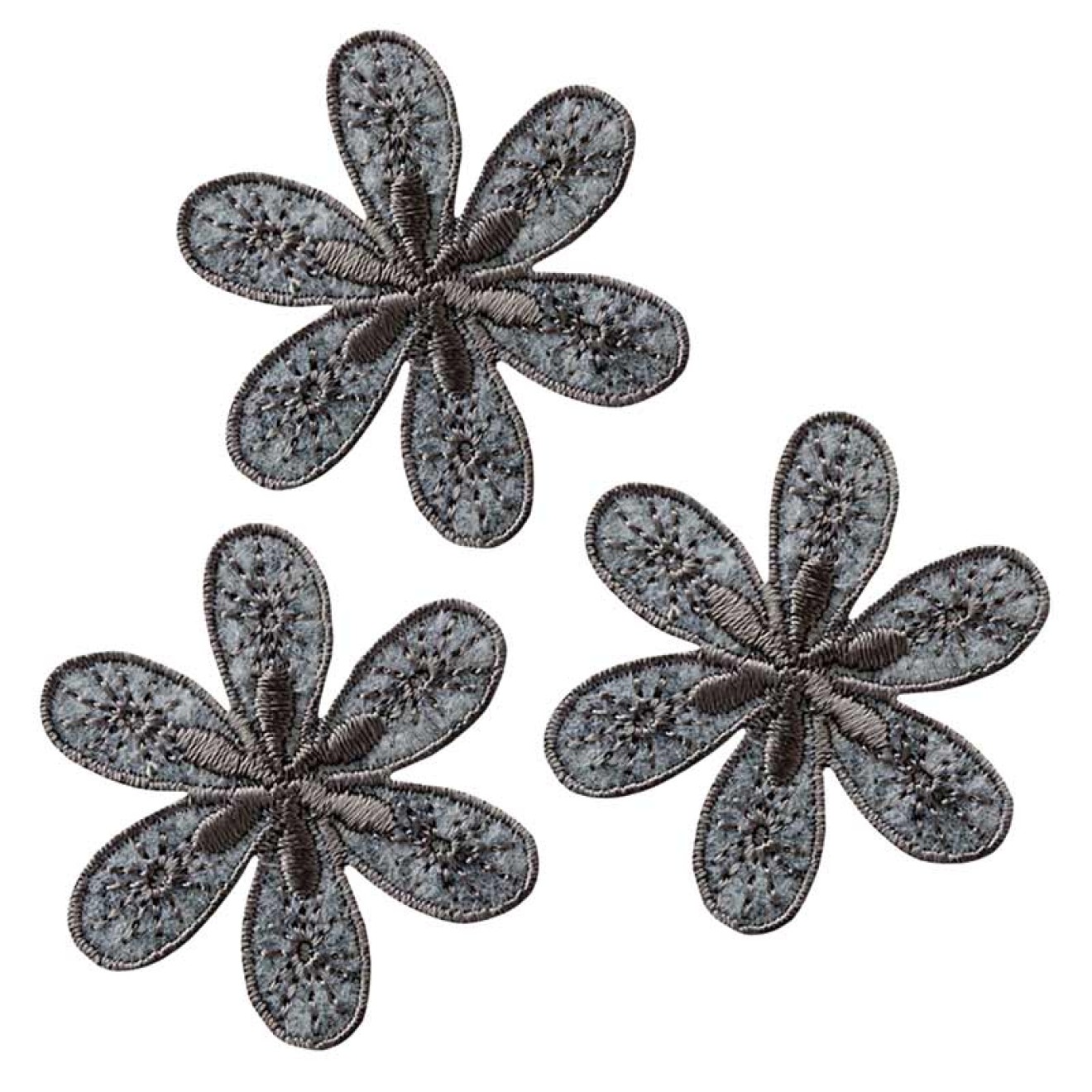 Mono-Quick appliques - Fashion and Home - iron-on colour grey