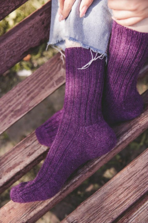 Pattern Socks Boomerang