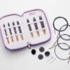 Ensemble d'aiguilles circulaires interchangeables spéciales J'adore Cubics 1 J’adore Cubics Special Interchangeable Circular Needle Set