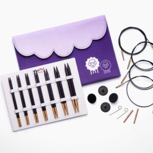 J’adore Cubics Special Interchangeable Circular Needle Set 13cm 7 pairs