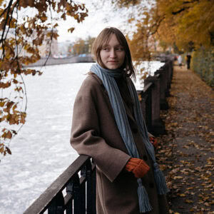 Pattern Scarf with Tassels