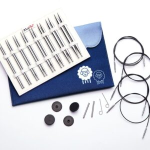 Nova Normal Interchangeable Circular Knitting Needle Sets 13 cm 8 pairs