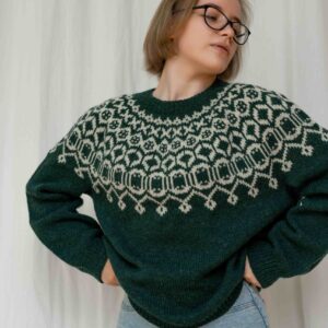 knitting pattern kit - Lopi Semiprecious Kit