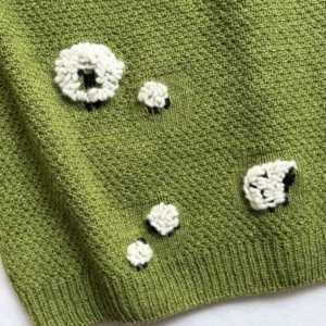 Cardigan Meadow Kit - Sleeve construction