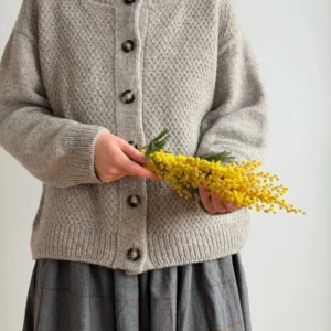 Cardigan Meadow Kit - Main view of oversized cardigan
